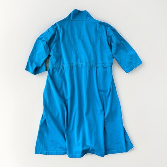 Brobe Womens Teal Blue Surgery Recovery Robe Soft Size L - Picture 6 of 6